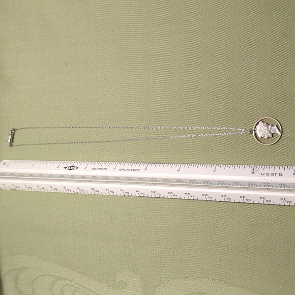 Vintage Mercury Head dime necklace - Picture 3 of 4
